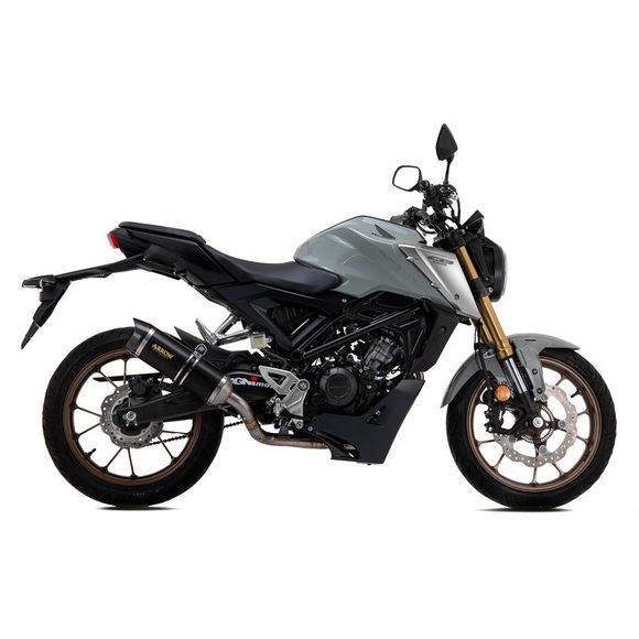 Ligne Complète Arrow Carbone thunder embout carbone - CarboneHONDA 125 CB 125 R NEO SPORT CAFE ABS - 2021 - 2024Ref : AW0150 / 51519MKW