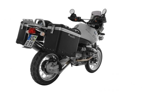 Touratech ZEGA Pro 38/45 suitcase - Black support included - Black anodizedRef: Trt01515A / 01-052-3183-0