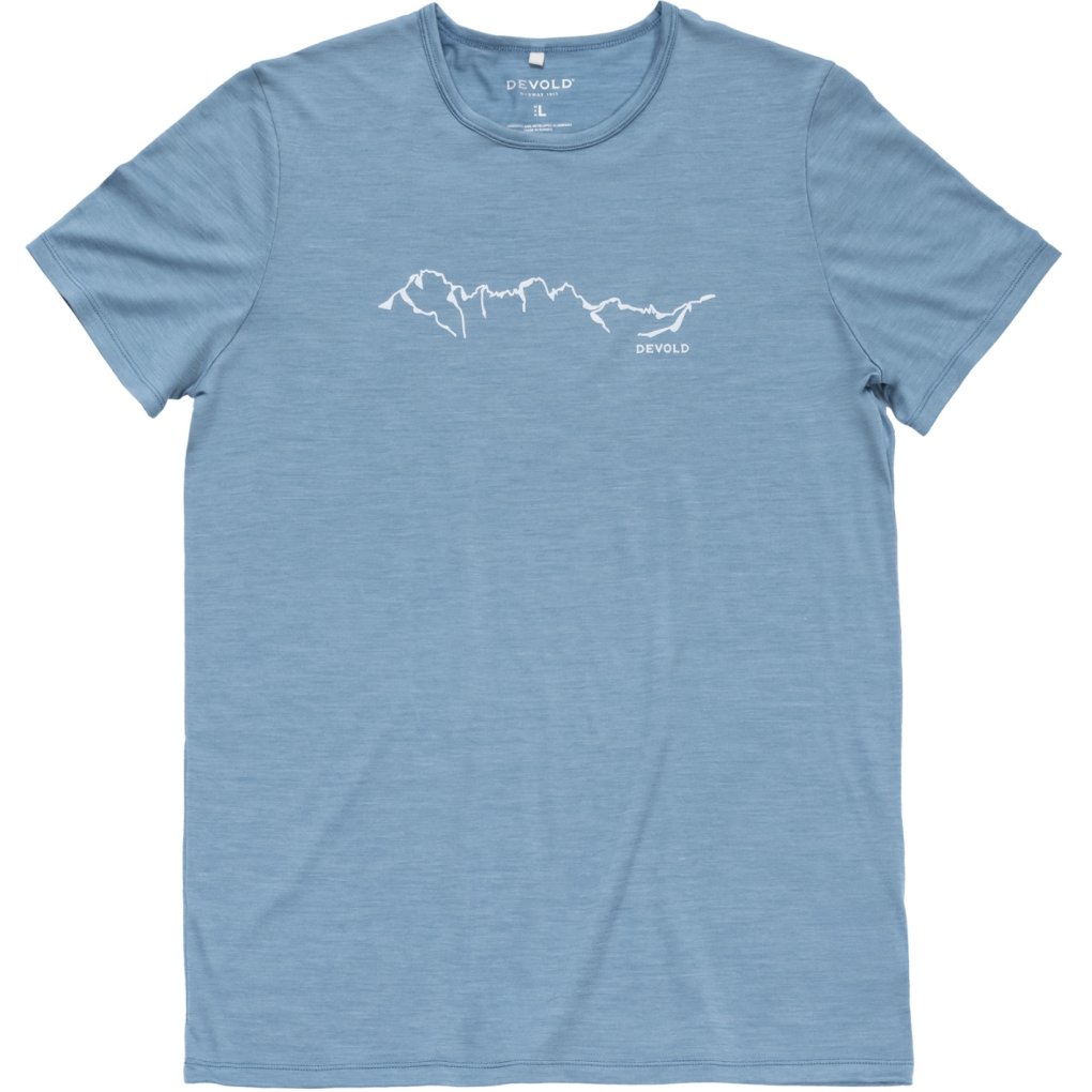 Devold Active Skyline Tee Men - 247A Skyblue
