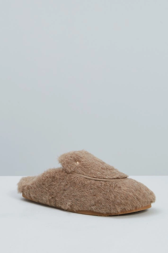 Teddy mules - CAMEL
