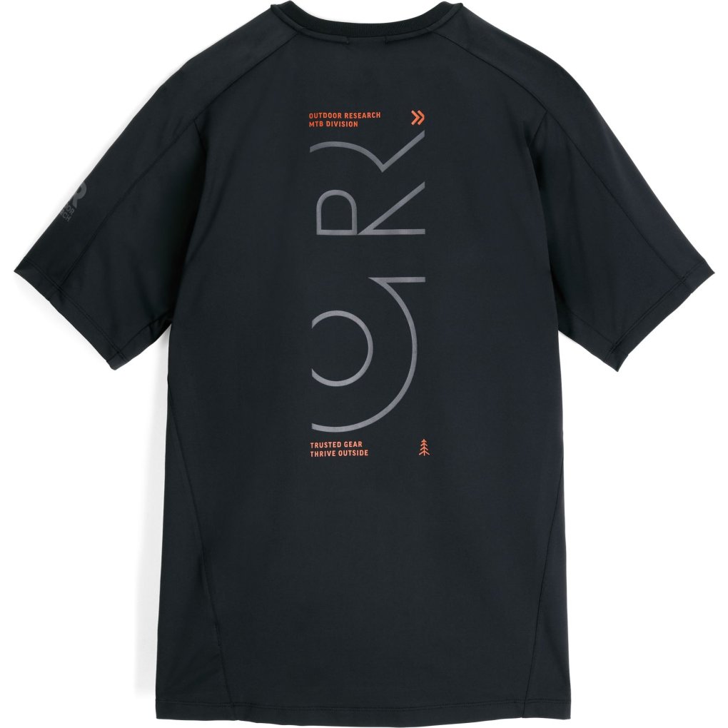 Outdoor Research Freewheel MTB Short Sleeve Jersey Men - black mtb division