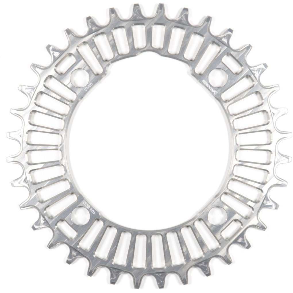 Radoxx Components Chainring - MTB | 104mm | SRAM Eagle / T-Type | 11-/12-speed - clear