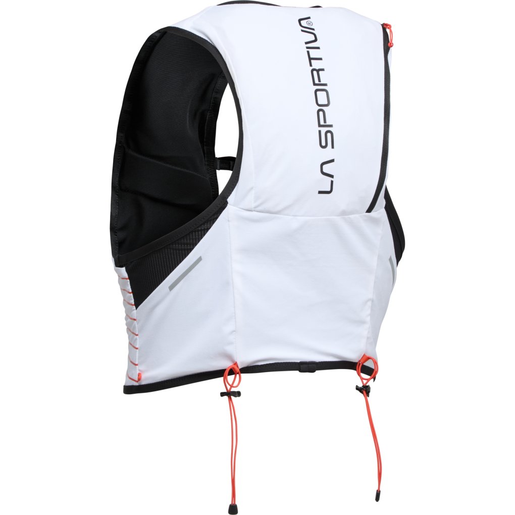 La Sportiva Ultra Trail Running Vest 10L - White/Cherry Tomato