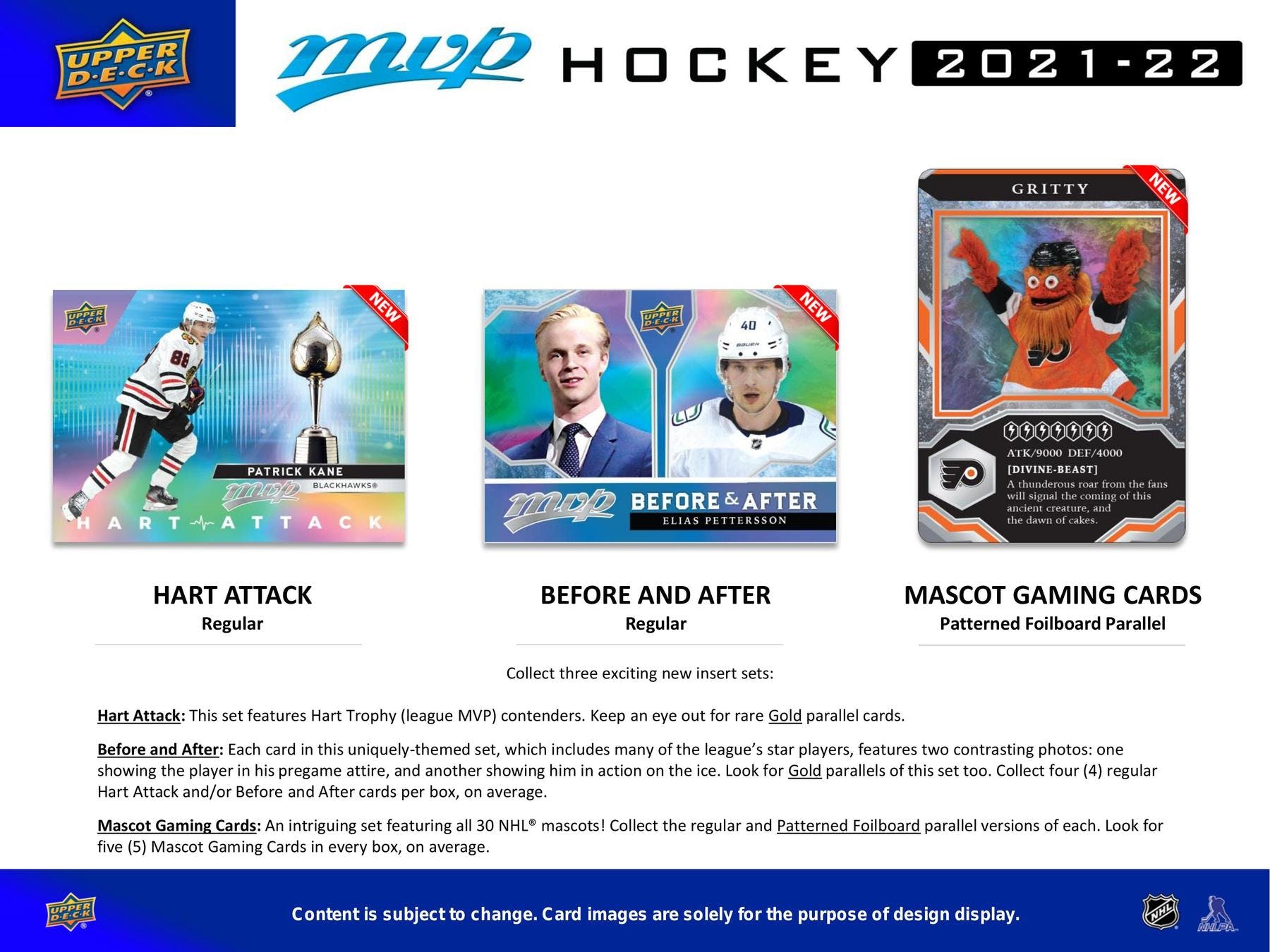 2021/22 Upper Deck MVP Hockey Hobby Box NHL