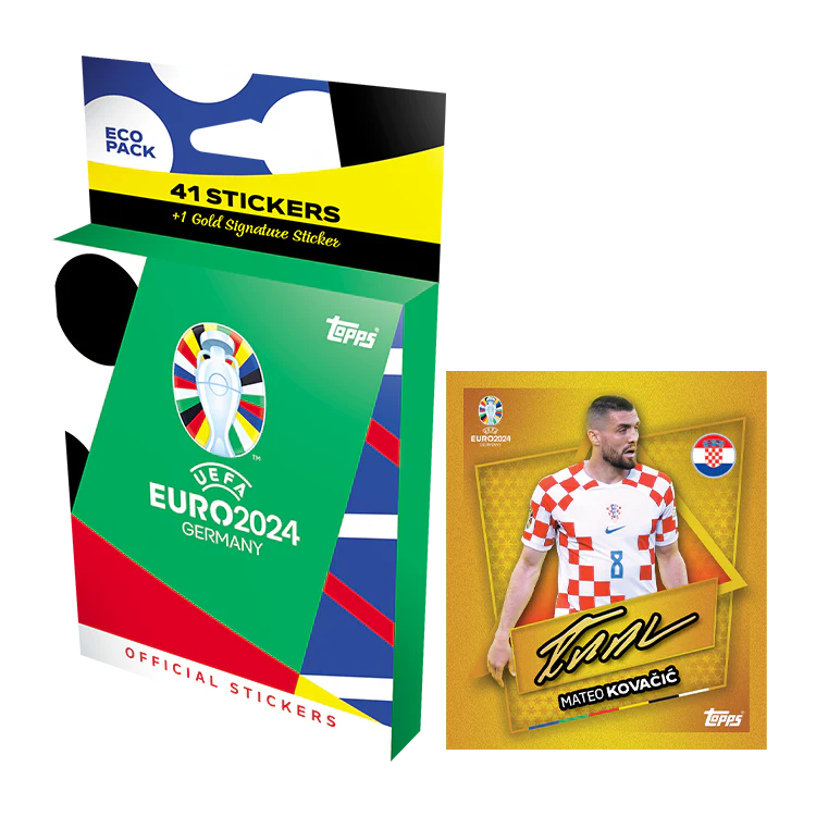 Official Euro 2024 Sticker Collection - Eco Pack