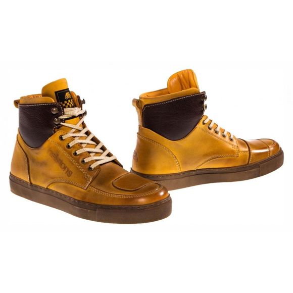 Baskets Moto Helstons UTAH - MarronRef : HS0624