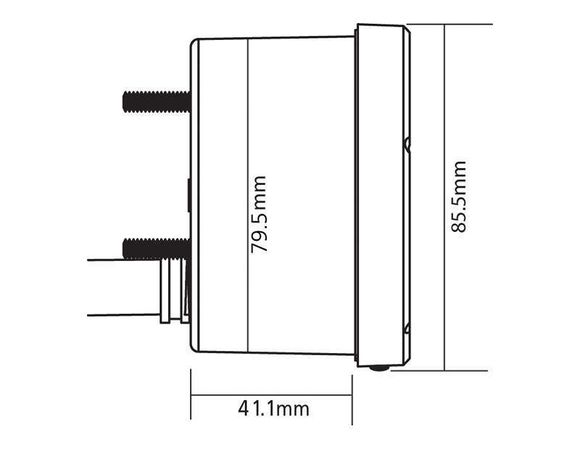 Koso speed counter D75 universal blackRef: Kos00025A / 1067432