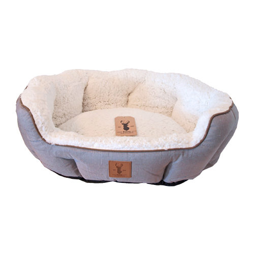 Boony Est. 1941 Dog Basket - 40cm - Highland Grey