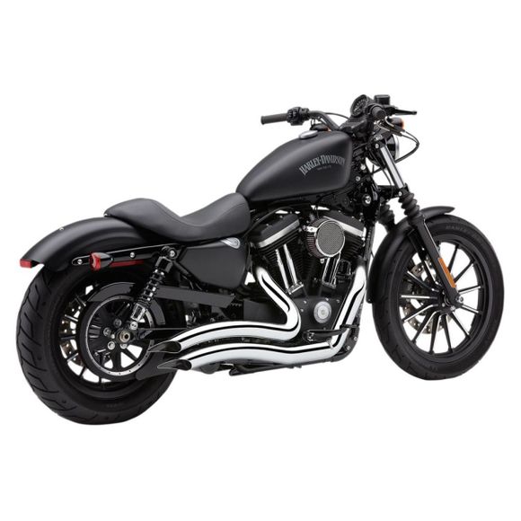 Complete Cobra SPEEDSTER SHORT SWEPT CHROME Exhaust SystemRef: 1800-1747 / 18001747