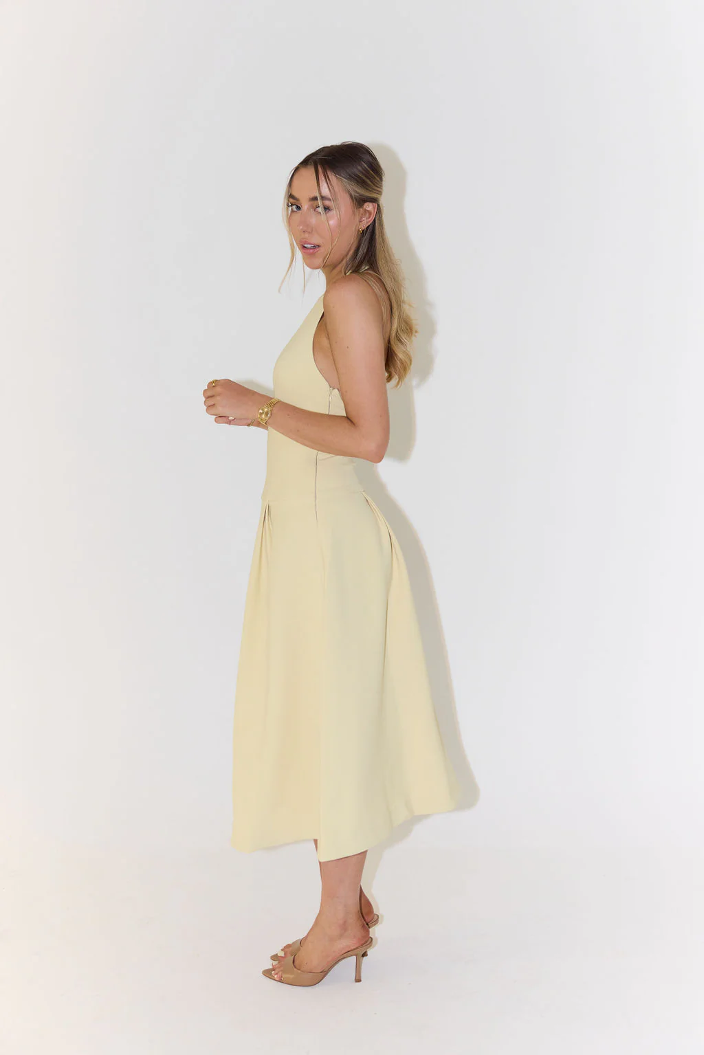 Hem Midi Dress