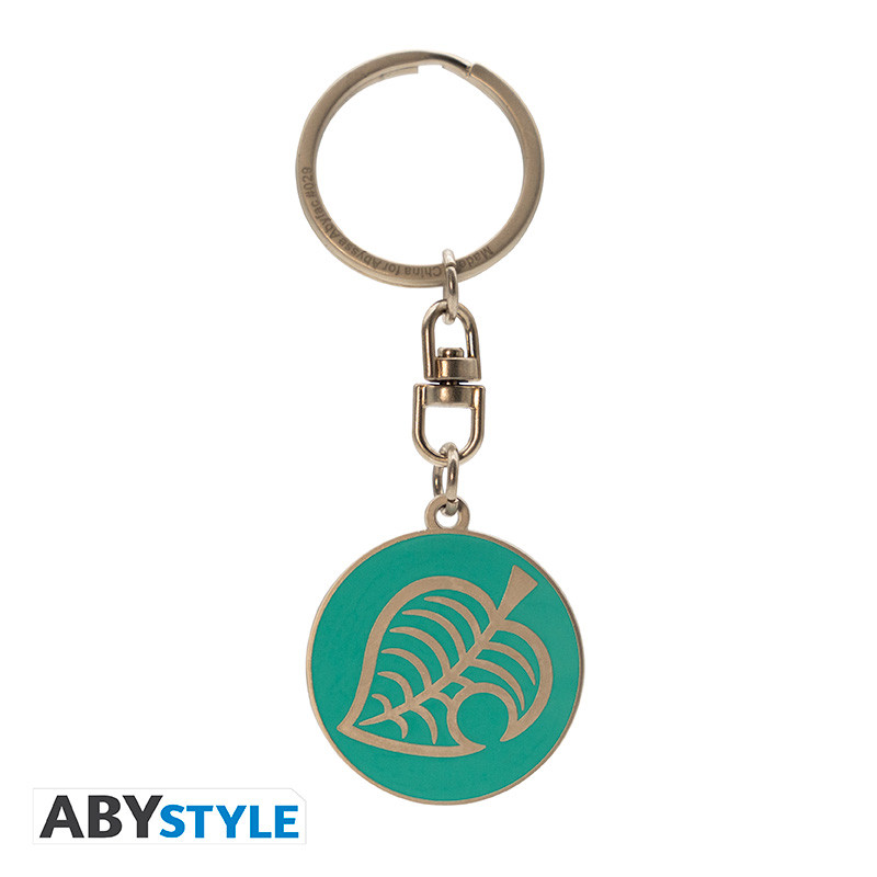 ANIMAL CROSSING Keychain Leaf Logo