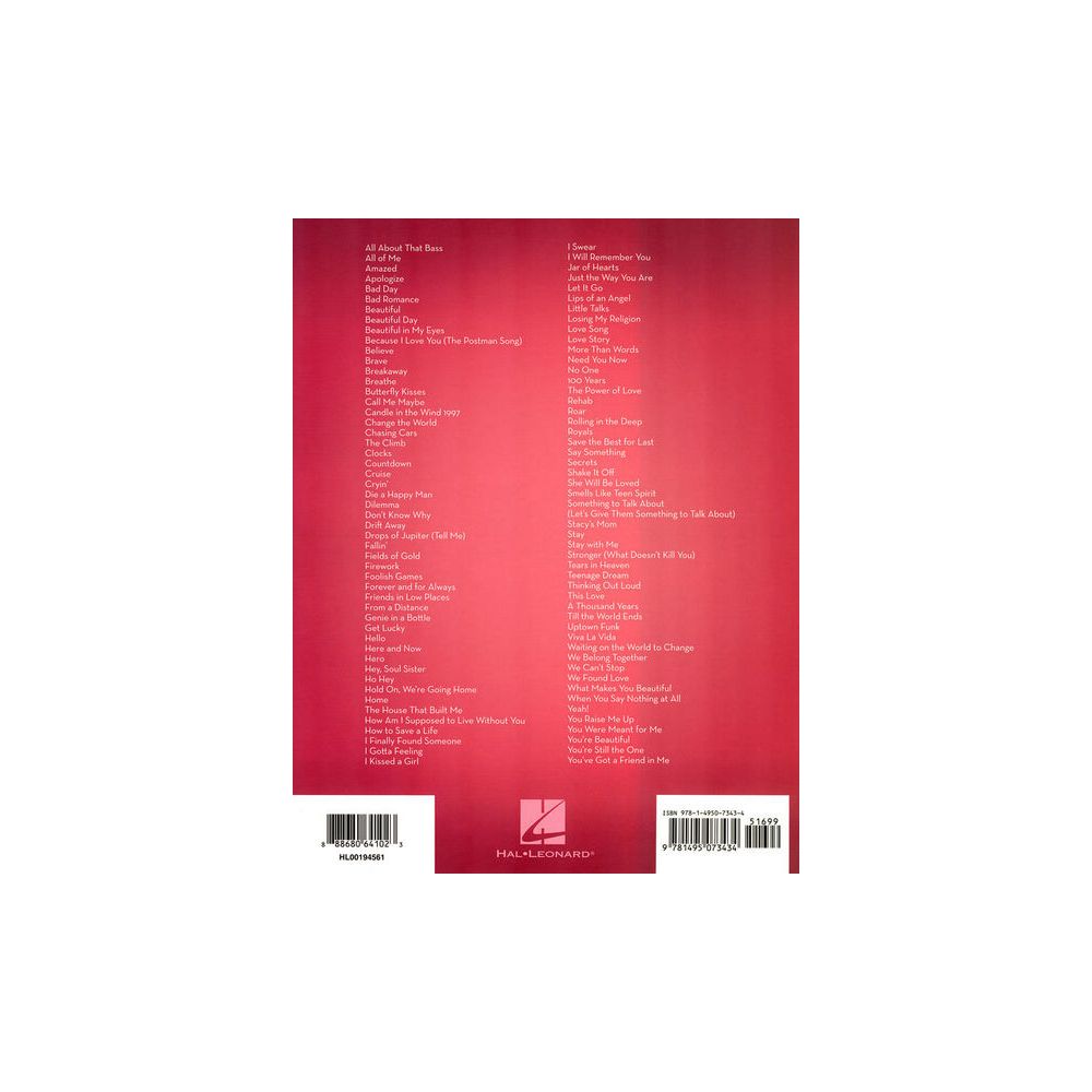 Hal Leonard 101 Hit Songs For Flute – Thomann Ireland