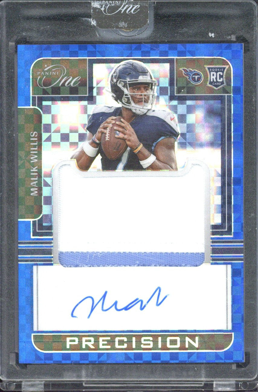 2022 Panini One Football Malik Willis RC Autograph /49 #322