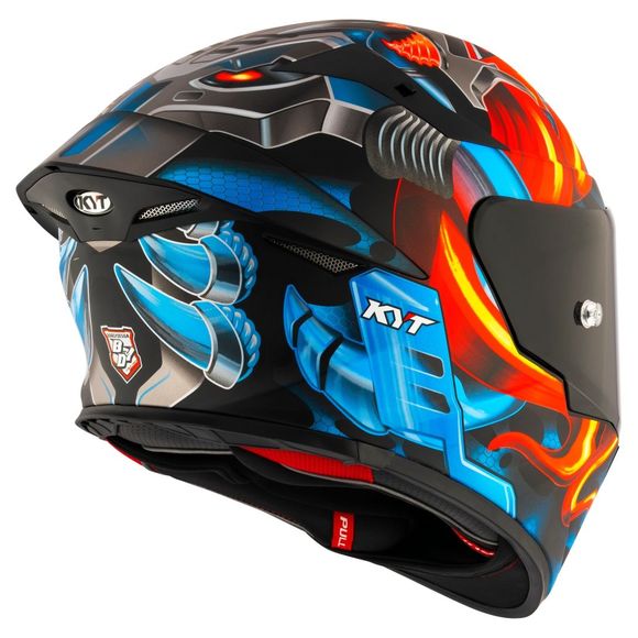 Casque intégral KYT TT-REVO MAGNET - Bleu / NoirRef : KYT0166
