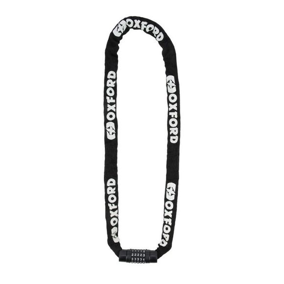 Oxford LK118 Combi Chain 8 Lock (8mm x 1.5m) Universal - BlackRef: od0011 / lk118