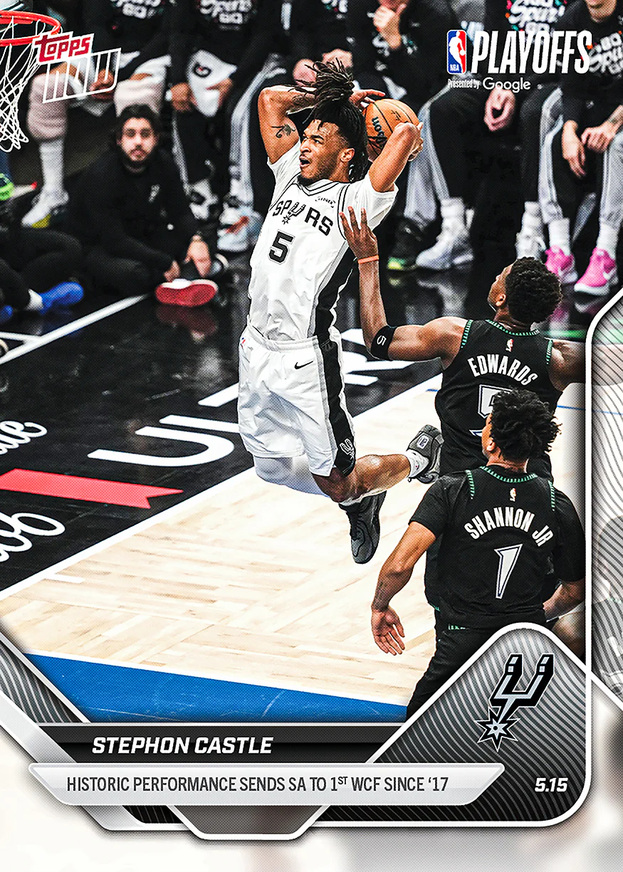 Stephon Castle - 2025-26 NBA Topps NOW® - Card 312