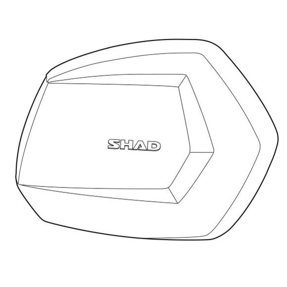 Shad SH35 Universal Top Case Lid - GrayRef: Sd0342 / D1B35Trr