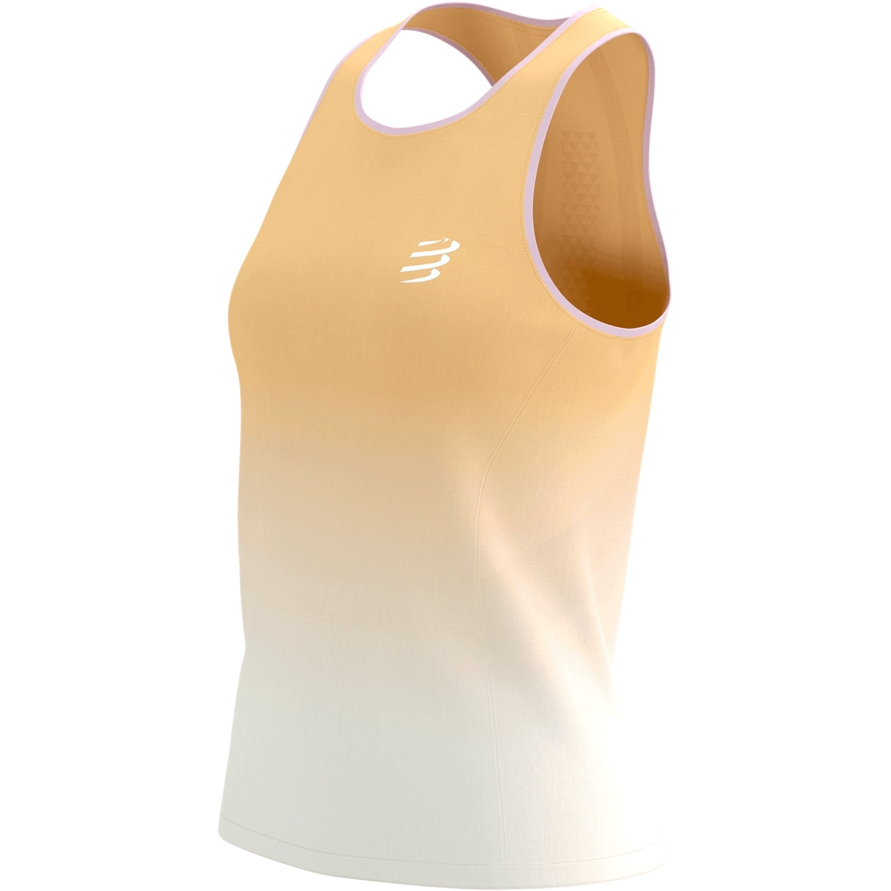 Compressport Performance Running Tank Top Women - buff orange