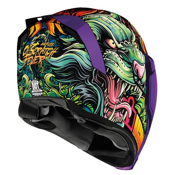 Icon AIRFLITE Full-Face Helmet - CSF23 - Green / PurpleRef: IC0811