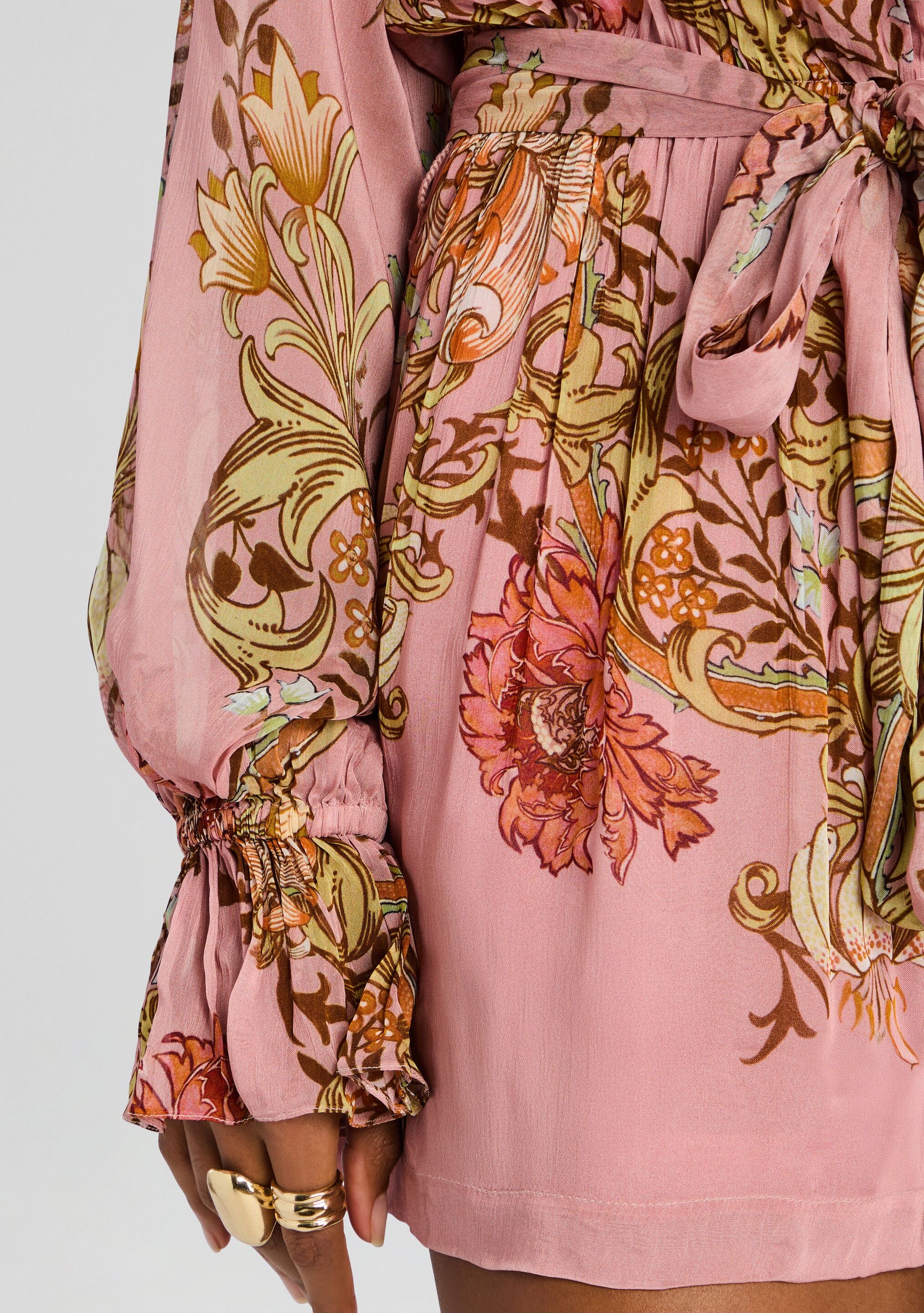 Sula Romper With Tie Belt