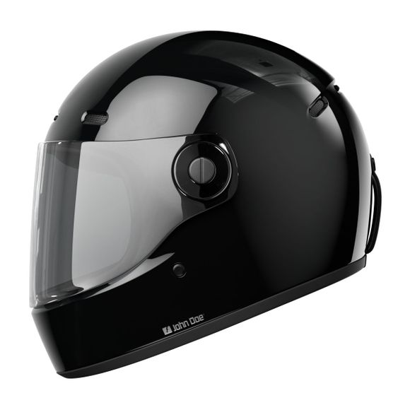 John Doe JD/ONE FROZEN GLOSSY Full-Face Helmet - BlackRef: JDE0203