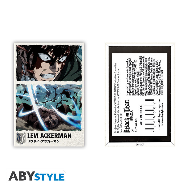 ATTACK ON TITAN Standard Magnet Levi Ackerman