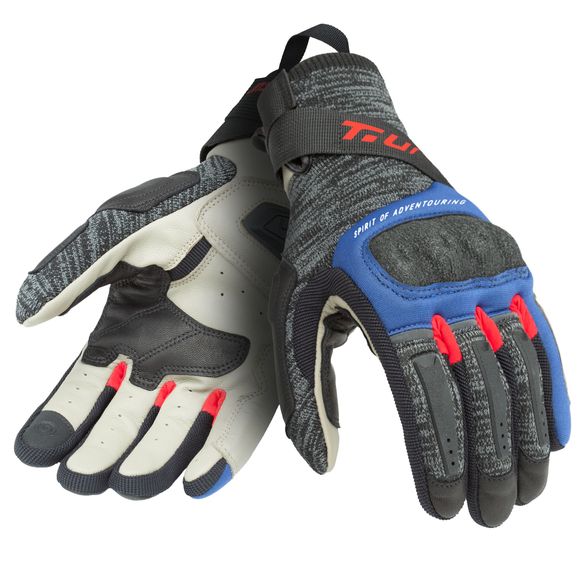T.Ur G–Knit Gloves - Black / BlueRef: TUR0042