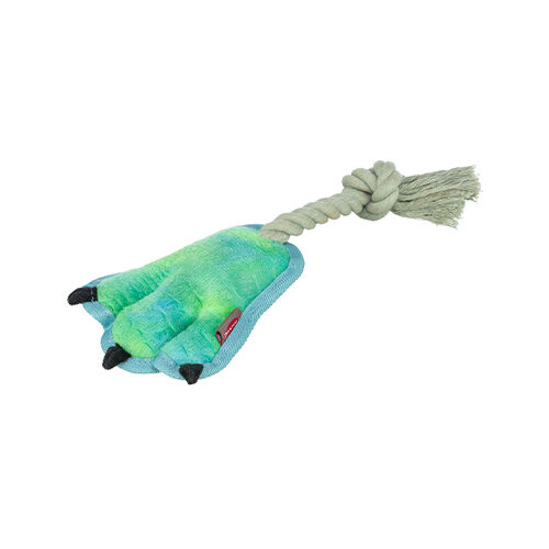 Trixie Claw on a Rope - Blue/green - 22 cm