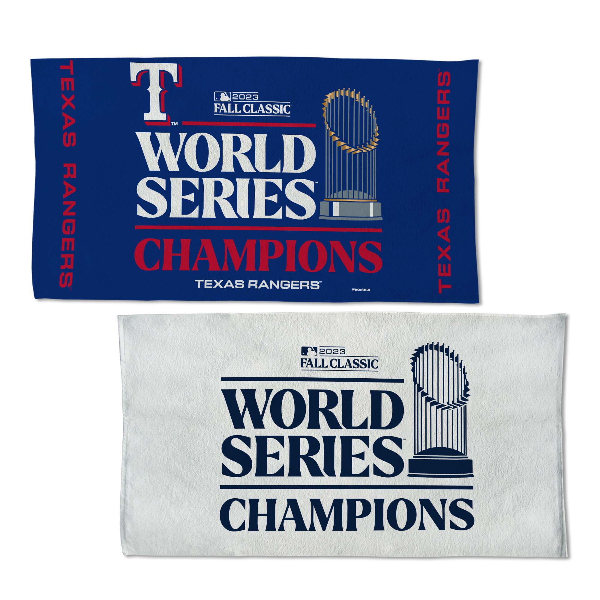 Texas Rangers 2023 World Series Champions MLB Locker Room Towel
