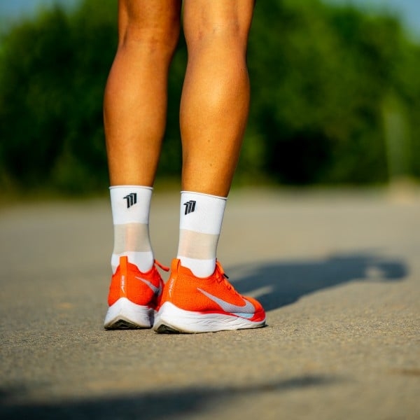 SPORCKS Running Socks - Marathon White