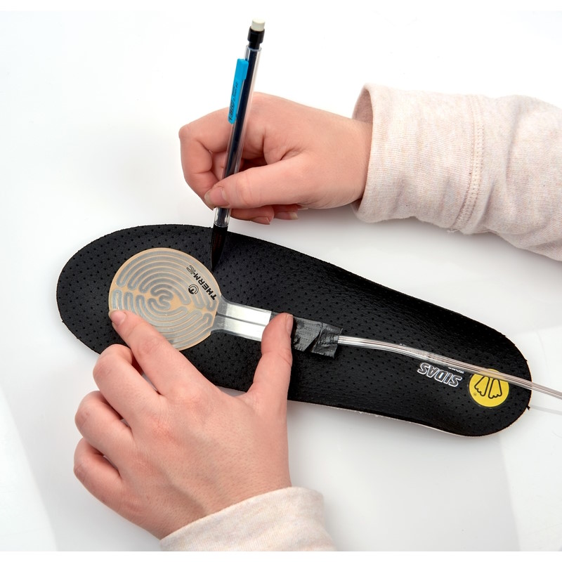 therm-ic Set Heat Kit + C-Pack 1300B Heatable Insoles - black