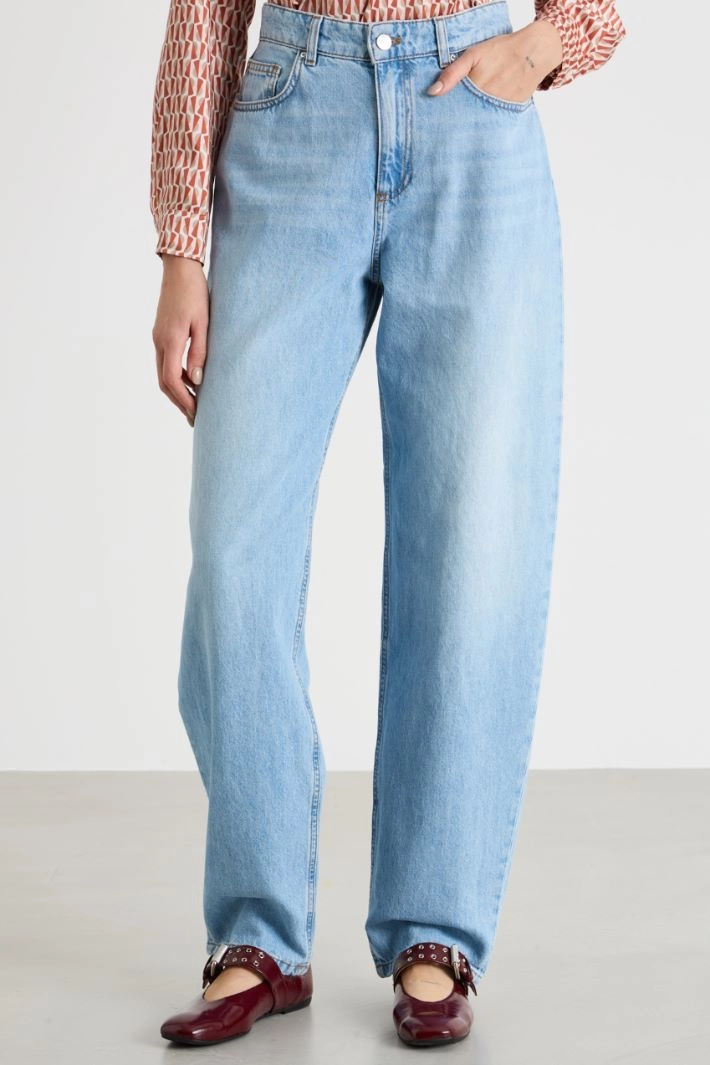 Barrel jeans - LIGHT BLUE