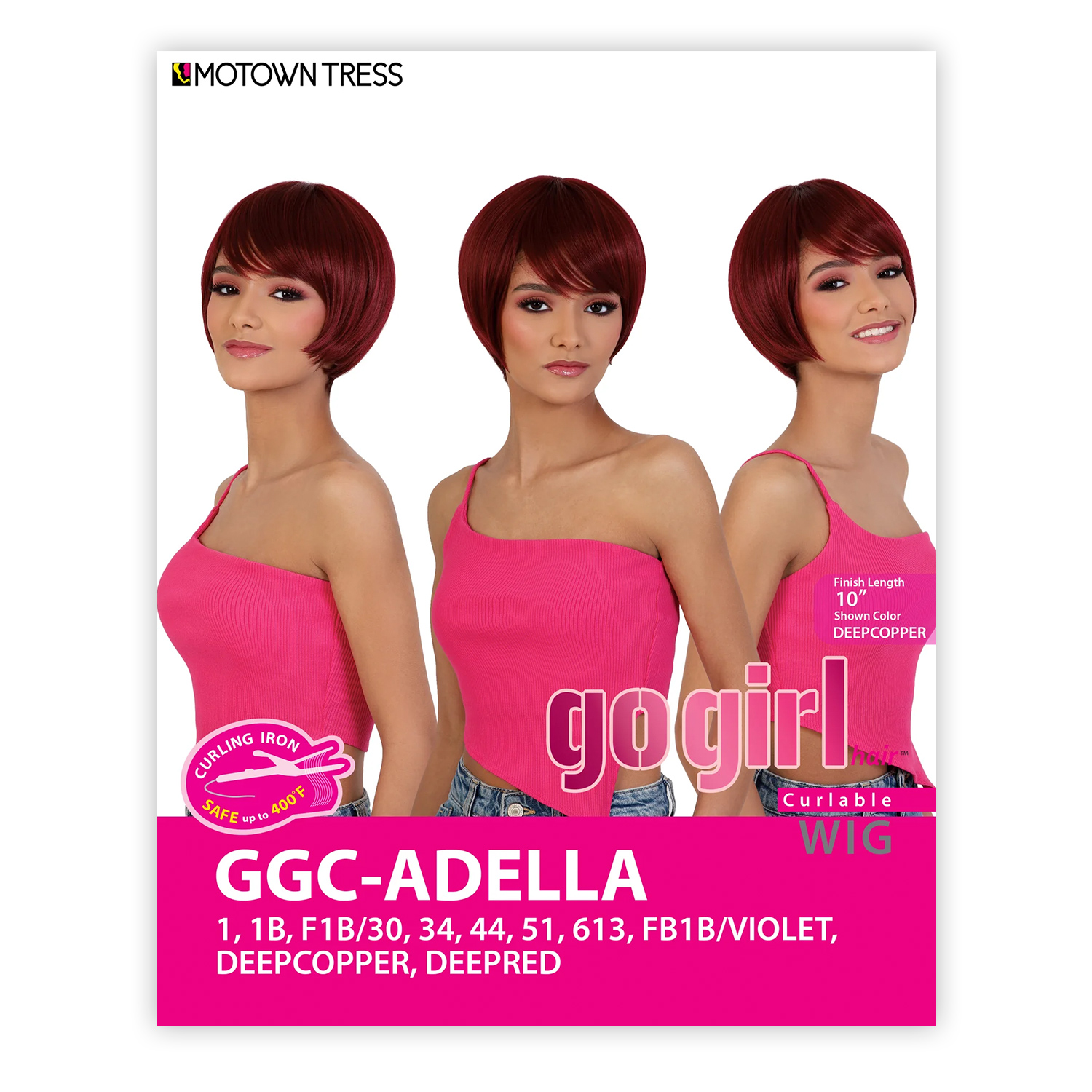 Straight Short Bob Wig Go Girl GGC.Adella