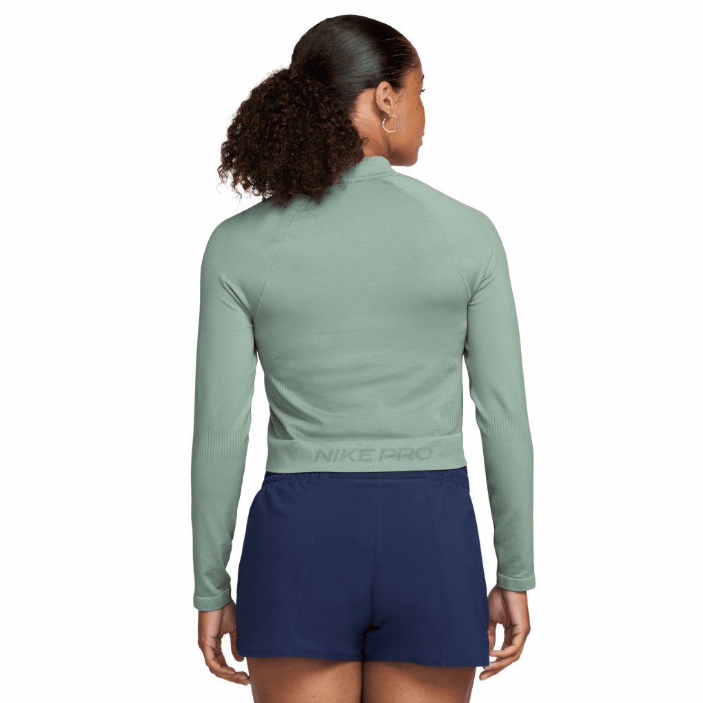 Nike Dri-FIT Seamless Full-Zip Midlayer Women - steam IO4466-006