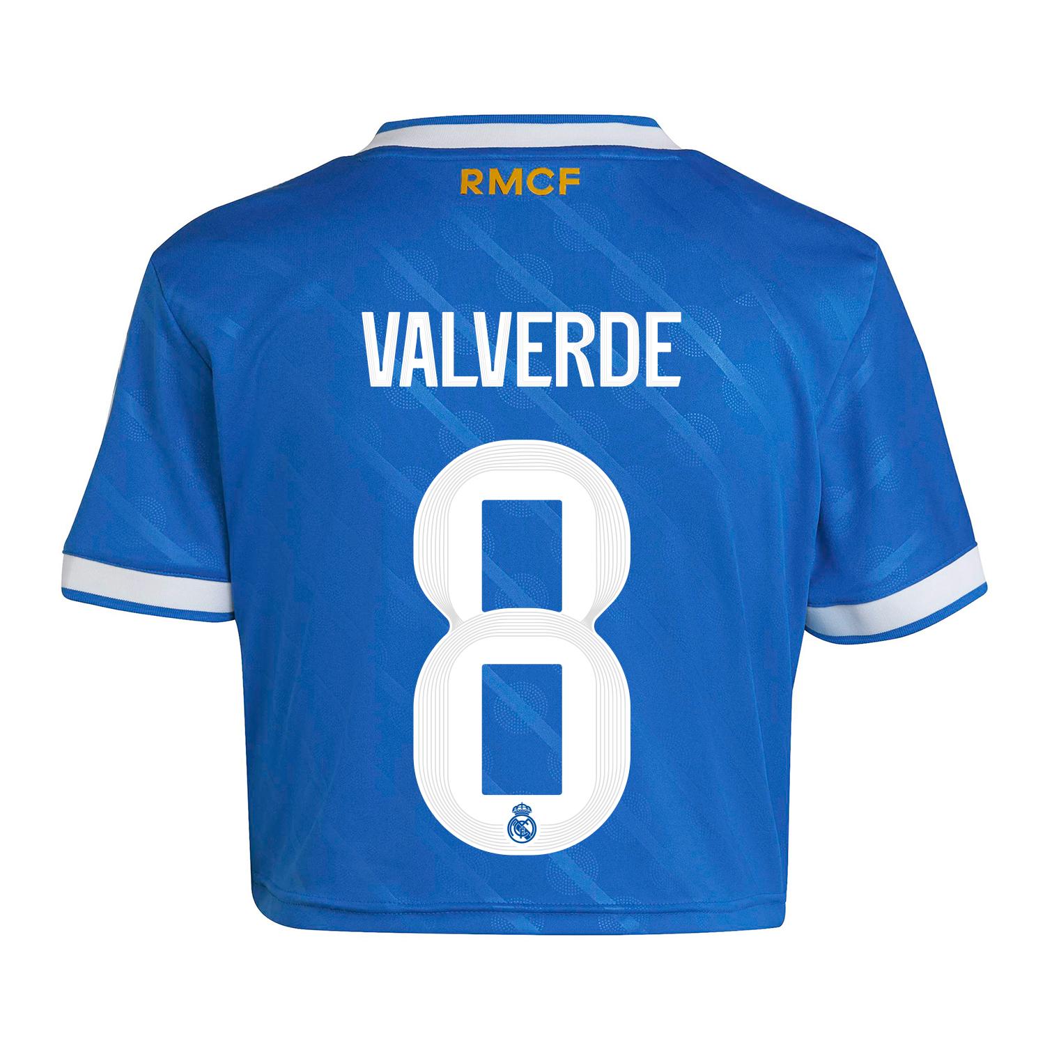 Womens Third Crop Shirt 25/26 Blue