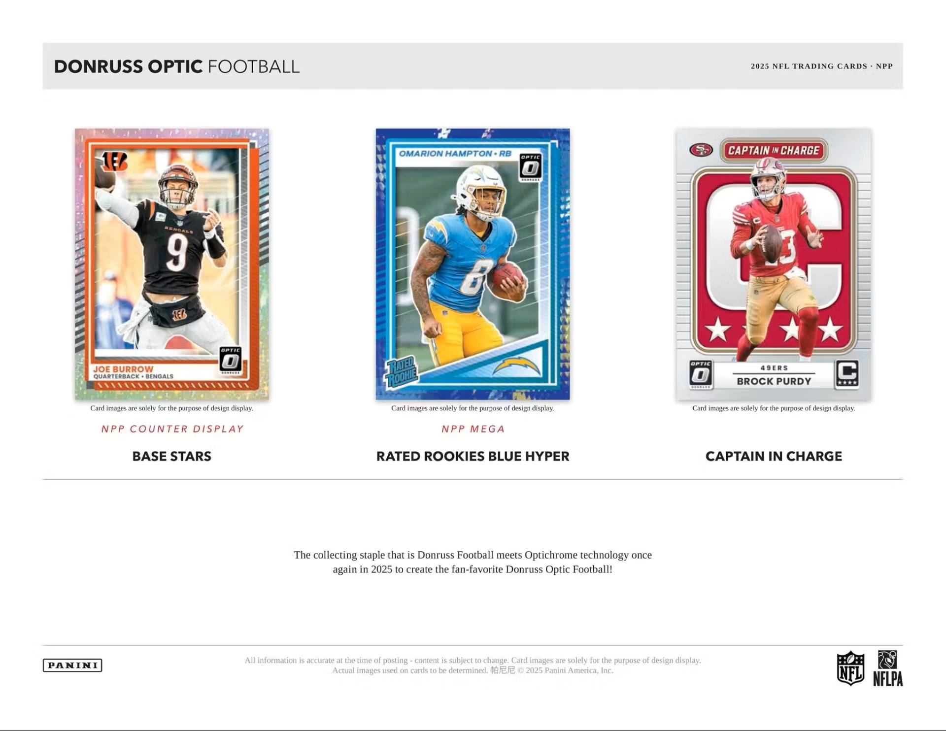 2025 Panini Donruss Optic Football NFL Value Fat-Pack