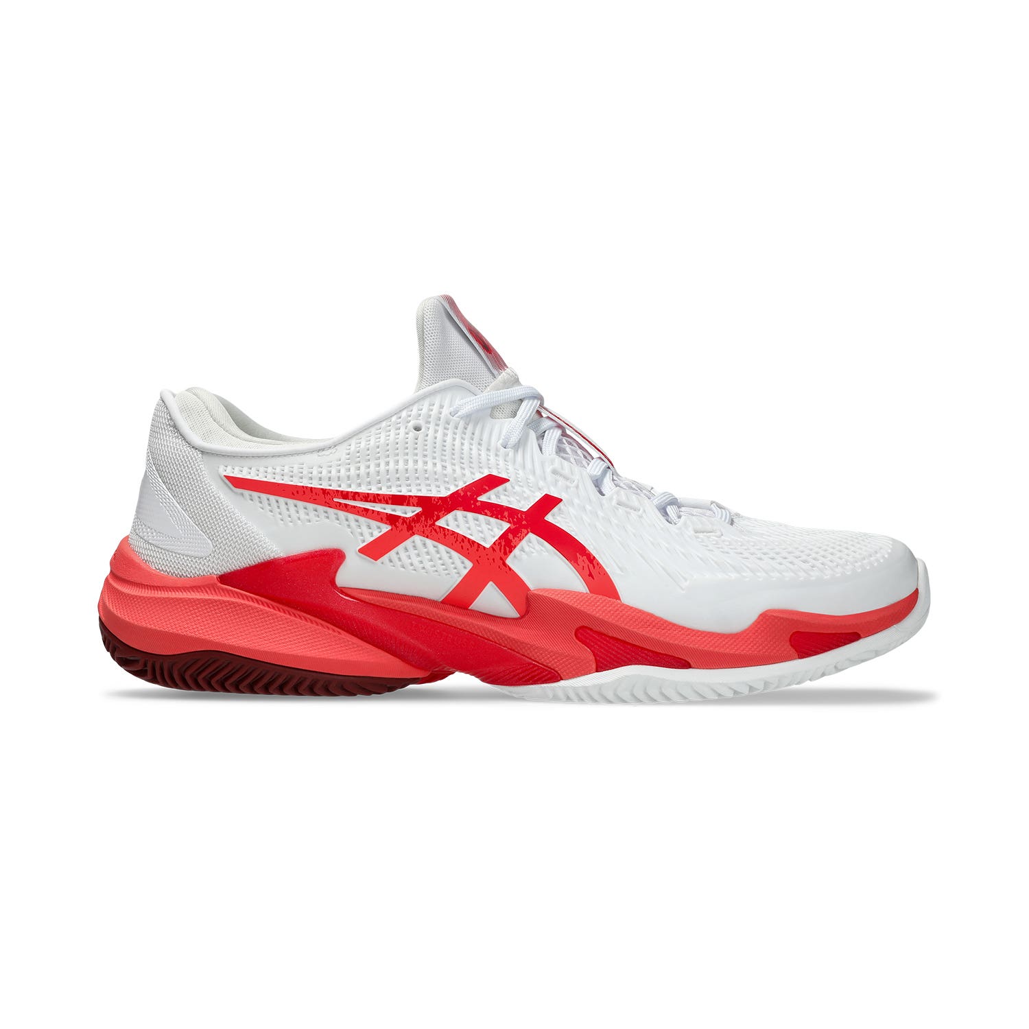 ASICS COURT FF 3 NOVAK CLAY 1041A521-966 WHITE RED