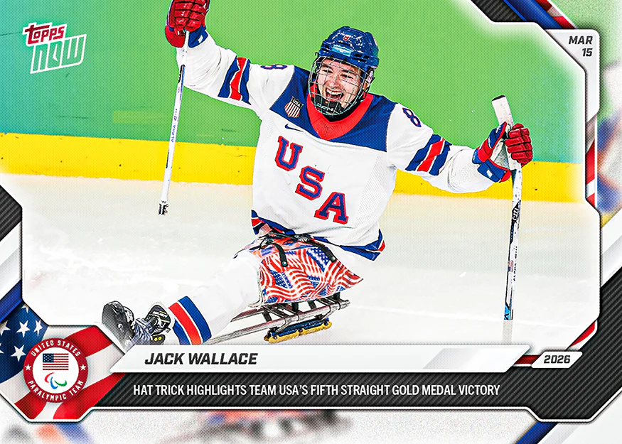Jack Wallace - 2026 Paralympics Topps NOW® - Card 22 - PR: 573