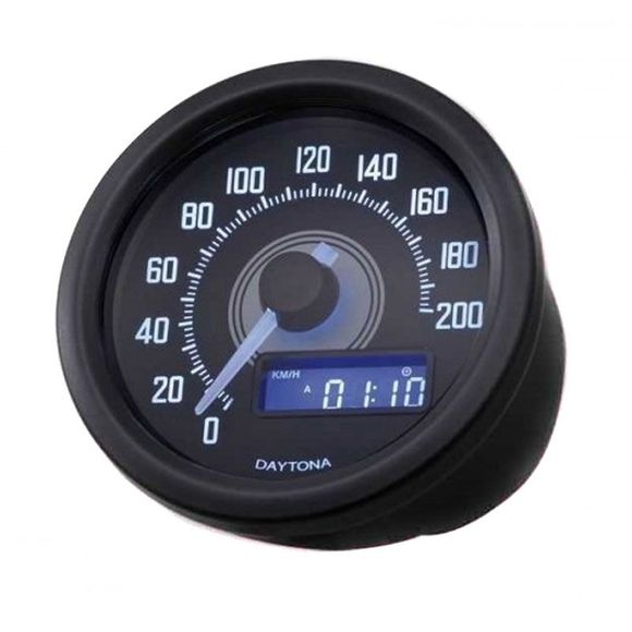 Daytona Velona Digital Speedometer - Black Universal - BlackRef: 18300 / 86863