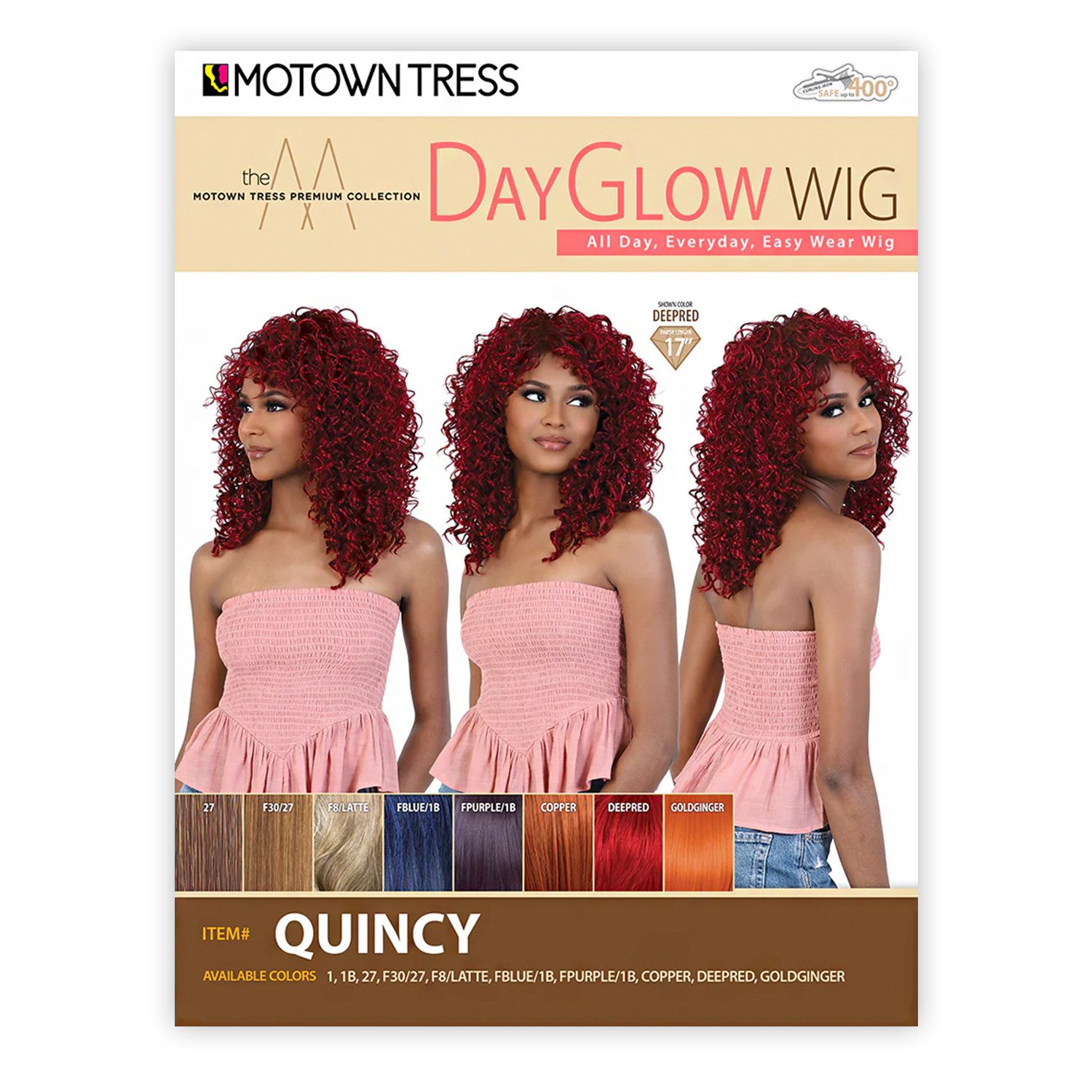 Motown Tress Day Glow Wig Quincy