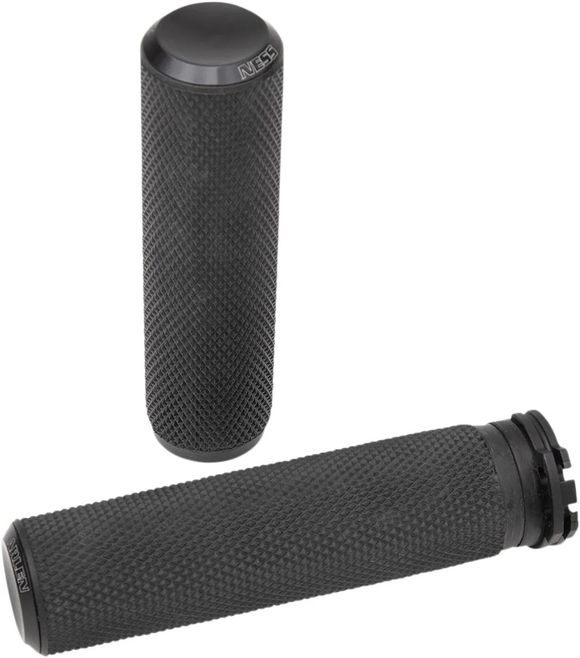 Arlen ness Knurled Handlebar GripsRef: ANS00283A / 06301042