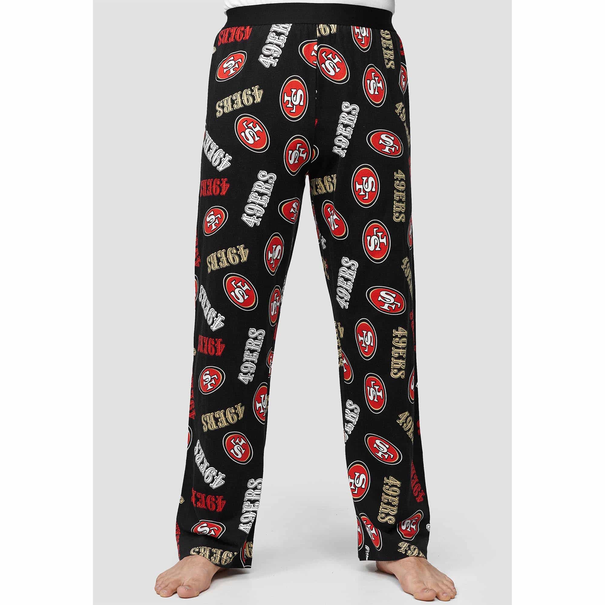 San Francisco 49ers Recovered NFL Lounge Pants Black