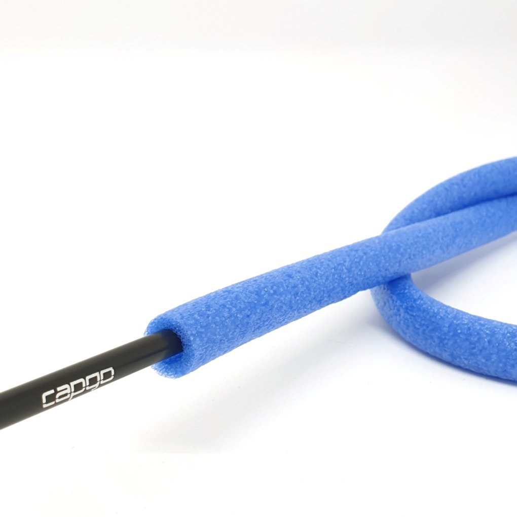 capgo Foam Cover - Orange Line | Noise Protection - for Brake Cable Housing | 2000mm
