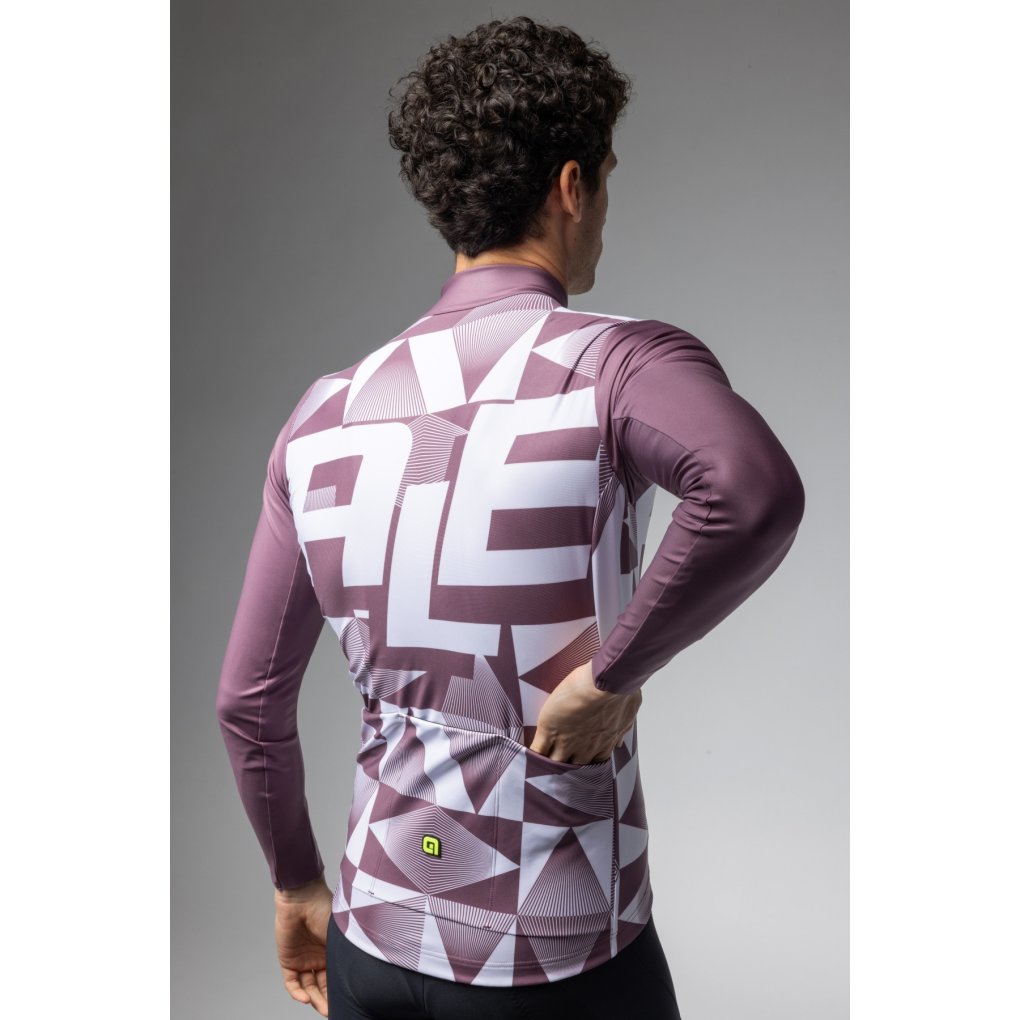 Alé PR-E Multiverso Long Sleeve Jersey Men - blackberry purple