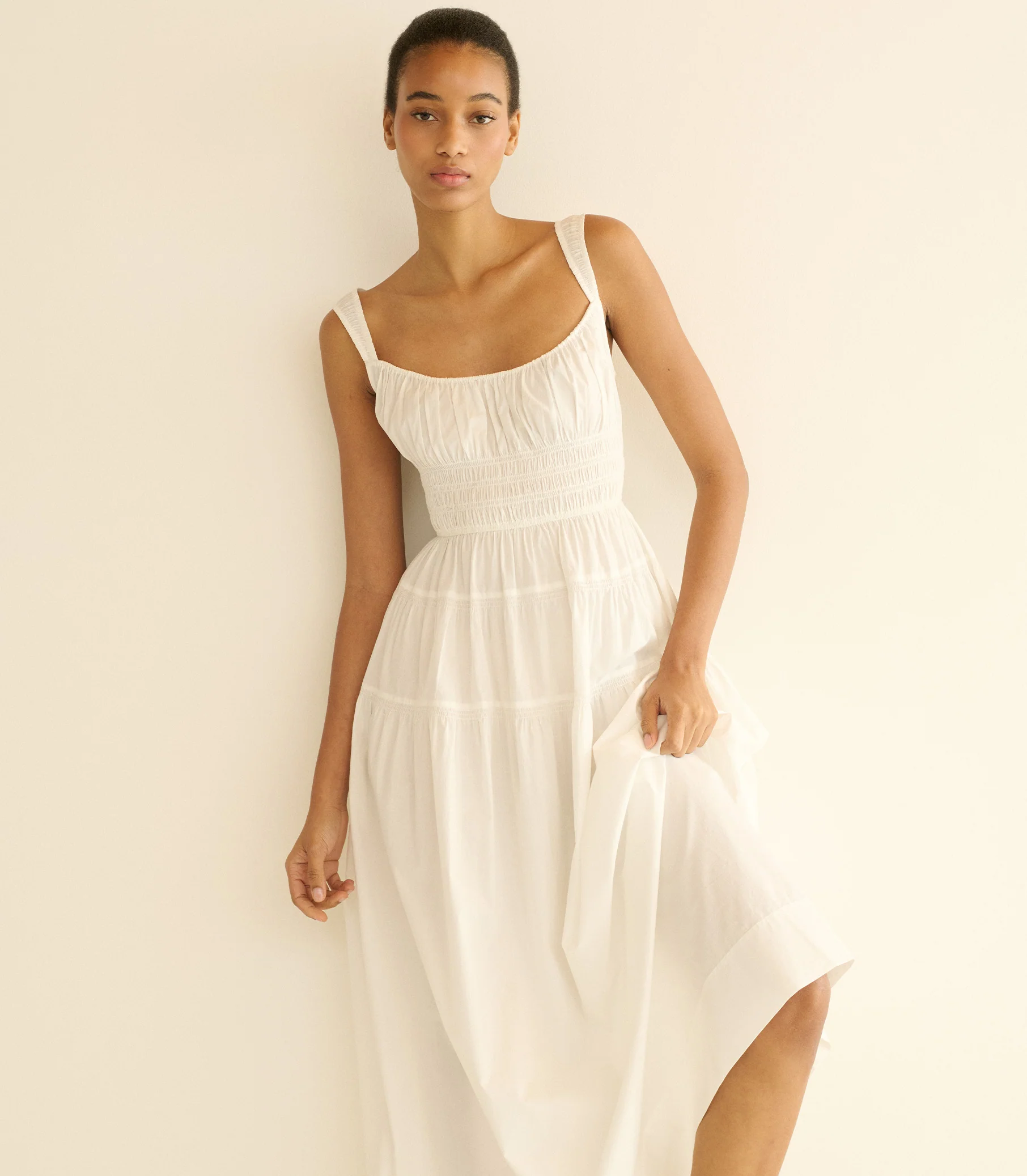 Clover Maxi Dress - Salt