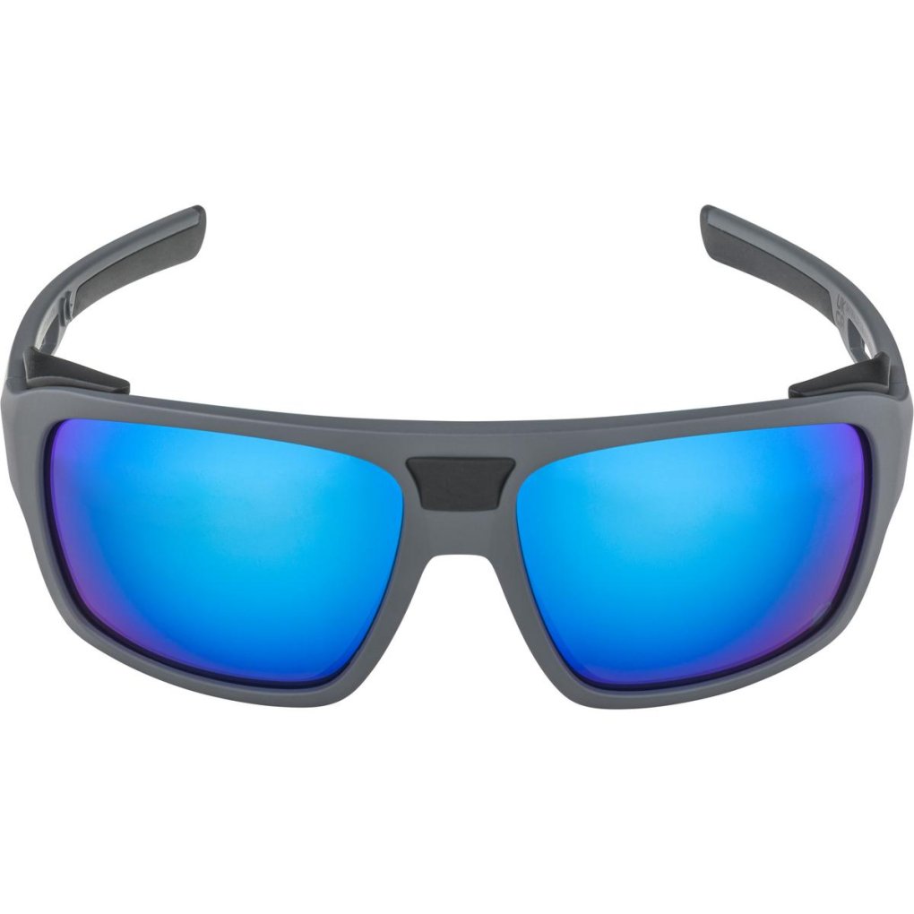 Alpina Skywalsh Q Glasses - midnight-grey matt/mirror blue