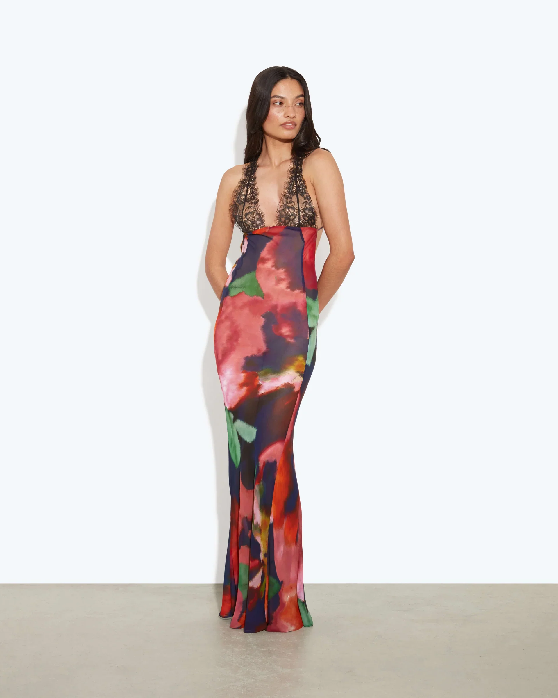 Paola Floral Slip Dress