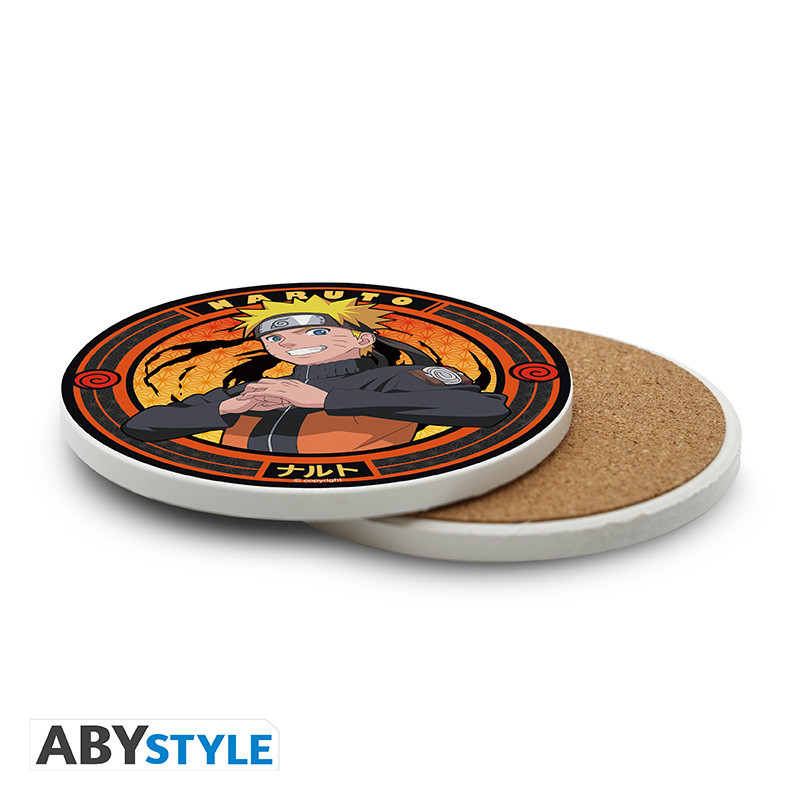 NARUTO SHIPPUDEN Ceramic Coasters Naruto
