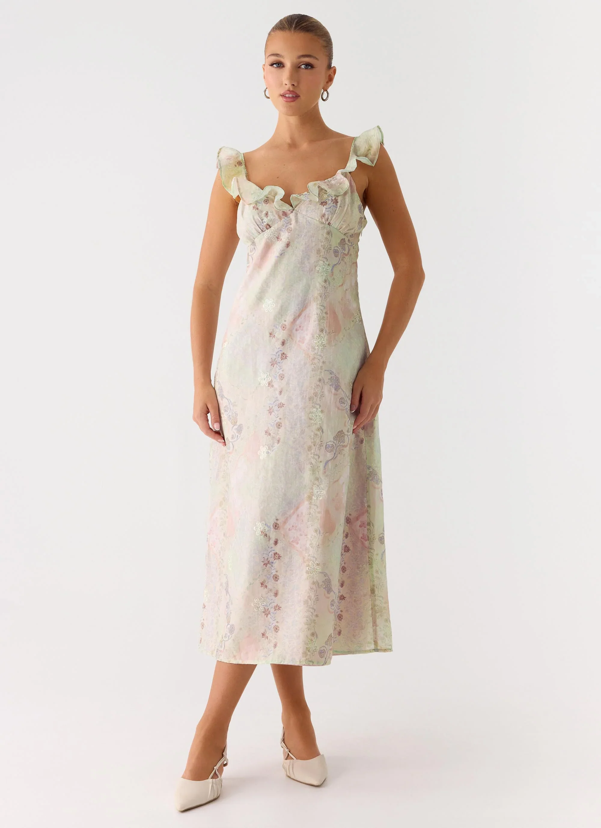 Europa Midi Dress - Mystic Paisley