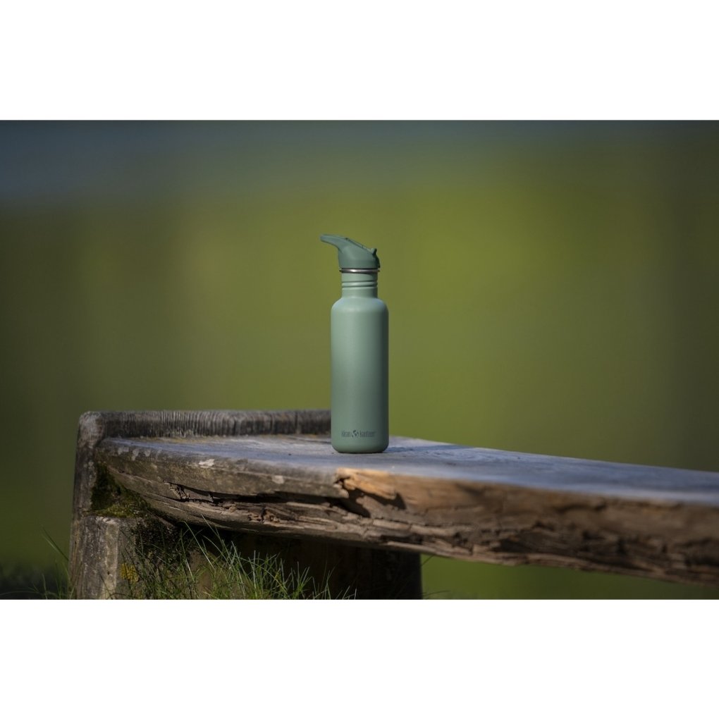 Klean Kanteen Classic Bottle 800ml with Flip Sport Cap - sea spray